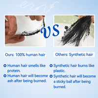 Extensions de cheveux brésiliens raides 100 % naturels Remy à bandes adhésives, qualité salon, pour femme