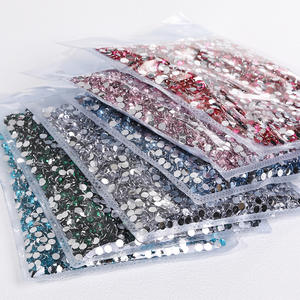 Résine Strass Opp Sac Couleurs Haute Qualité Chaussures Modèle Lan Guang Usine Non Hotfix Cristal En Vrac Strass Dos Plat Lâche - Product Image 5