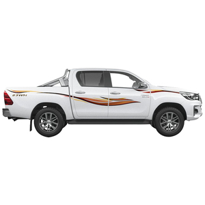 Autocollants de décoration de carrosserie autocollant latéral de voiture pour pick-up <span class=keywords><strong>hilux</strong></span> 2020 toyota <span class=keywords><strong>hilux</strong></span> 4D double cabine rayure lignes de voiture vinyle - Product Image 3