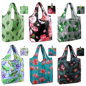 Bolsa de Compras Reutilizable de RPET, Bolsa de Mano Plegable de Poliéster Personalizada para Compras en el Supermercado - Product Image 4