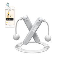Corde à sauter intelligente numérique sans fil avec écran LED, connectée à une application gratuite, compteur de calories, équipement de fitness à domicile en gros