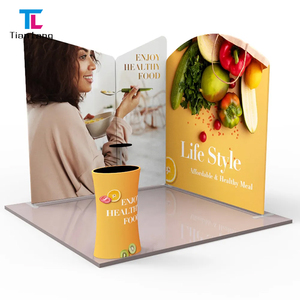 TianLang แบบพกพาที่กําหนดเอง Big U รูปร่างหน้าจอสีเขียวการถ่ายภาพพื้นหลัง, วิดีโอผนังฉากหลังผ้าสีเขียว - Product Image 1