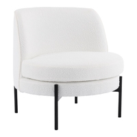 Fauteuil lounge simple moderne de luxe Canapé pivotant en tissu pour la salle à manger et les loisirs pour le salon ou les meubles d'hôtel