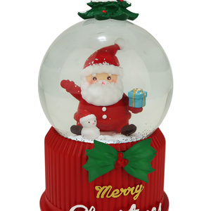 Tùy Chỉnh Nhựa Quả Cầu Tuyết Santa Claus Nước Quả Cầu Thủy Tinh Thổi Tuyết Món Quà Cây Phòng Trang Trí Món Quà Lưu Niệm Giáng Sinh Tuyết Toàn Cầu - Product Image 1