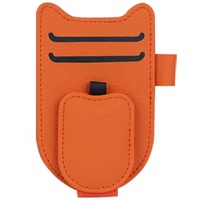 Support universel 3-en-1 de luxe en plastique pour pare-soleil de voiture, porte-lunettes et organiseur de reçus, accroche-objets intérieur automobile