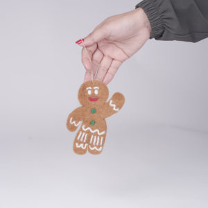 ขนมปังขิงรู้สึกของตกแต่งสำหรับแขวนสำหรับเทศกาลคริสต์มาสอีสเตอร์และเทศกาลเครื่องประดับคุกกี้ - Product Image 2