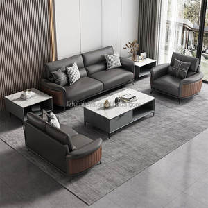 Canapé de bureau modulaire en cuir de luxe moderne de haute qualité, style mi-siècle, pour la décoration complète de la maison - Collection Love Zone Furniture - Product Image 1