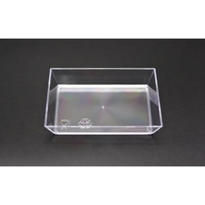 Premium Clear Rectangular <b>Plastic</b> <b>Serving</b> Platter 130x100mm, Disposable Catering <b>Tray</b> with Sturdy Design for Buffet, Party - Product Image 1