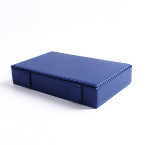Boîte de rangement élégante pour dominos avec rabat magnétique, boîte de jeu de dominos en cuir - Product Image 6