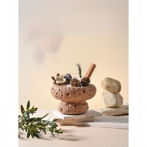 Coffrets cadeaux de décoration intérieure de luxe, pierres de cristal naturelles, diffuseurs d'huiles essentielles pour l'aromathérapie printemps-automne, pot en ciment et cristal - Product Image 3