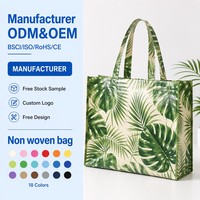 Sacs cabas non tissés personnalisés avec logo, laminés, réutilisables, écologiques, pour supermarché, courses, cadeaux en gros, fournisseur