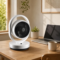 Ventilateur intelligent, durable, écologique, type C, avec minuterie tactile, mode veille, oscillation automatique, pour jardin, balcon