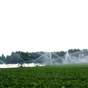 Sistema di irrigazione a pivot centrale con irrigatore elettrico sincronizzato, macchina per irrigazione circolare mobile, controllo remoto IoT - Product Image 1