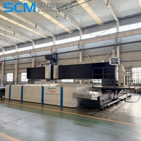 Portalgetriebene automatische Hochleistungs-Metallstahl-Lochfräs- und Anfasmaschine CNC-Plattentisch-Bohrmaschine