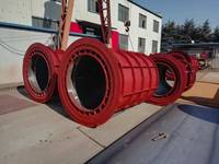 Coffrage en acier réutilisable pour tuyaux en béton préfabriqués, moule pour tuyau de drainage en béton rond
