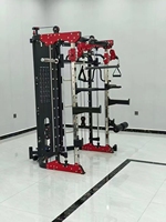 Equipo de gimnasio para el hogar/comercial, estante de potencia multifuncional, máquina Smith para ejercicios de fitness de piernas, levantamiento de pesas