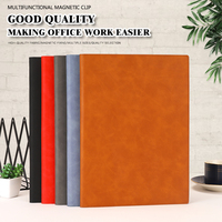 Envío rápido personalizado A4 ejecutivo PU cuero carpeta de archivos organizador de Metal duro cartera de negocios bolsa para archivar productos