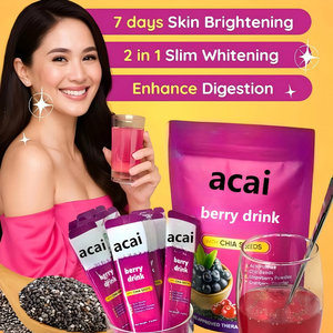 Bebida en Polvo de Acai Berry con Semillas de Chía, Fresa y Arándano para Energía Natural e Hidratación de la Piel - Product Image 4