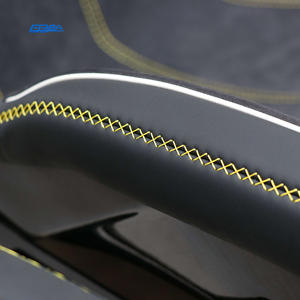 Sièges en fibre de carbone sèche noire et jaune, couleur et matériau personnalisés pour Lamborghini LP702 Aventador SVJ - Product Image 5