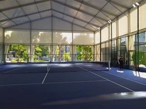 Casa di stoccaggio su misura all'aperto di alta qualità <span class=keywords><strong>sport</strong></span> campo da calcio <span class=keywords><strong>sport</strong></span> tenda <span class=keywords><strong>sport</strong></span> struttura supportata - Product Image 4