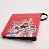 Vente en gros de cartes à fermeture éclair et d'album photo en cuir PU personnalisables reliure à anneaux étanche pour organisateurs et documents