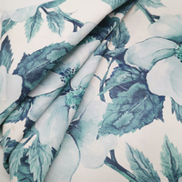 Tissu synthétique extensible en cuir PU imprimé numériquement avec motif personnalisé, doublure en rayonne pour vêtements et robes
