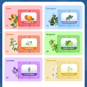 Fragrance naturelle personnalisée de haute qualité 6 Pack Cadeaux Comprimés de douche de luxe Relaxation Douche Vapeurs - Product Image 3