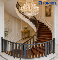 Clôture de sécurité de jardin, clôture en métal pour l'intimité extérieure, clôture moderne en alliage d'aluminium, clôture de sécurité pour balcon, escaliers décoratifs