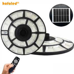 <span class=keywords><strong>Lampe</strong></span> de mât de jardin à énergie <span class=keywords><strong>solaire</strong></span> à haute efficacité ronde tout en un lumière <span class=keywords><strong>solaire</strong></span> OVNI extérieure intégrée - Product Image 1