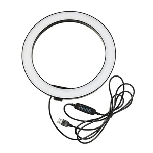 10 "luce Selfie con supporto per telefono treppiede regolabile da scrivania luce per il trucco perfetto per il <span class=keywords><strong>Video</strong></span> Live streaming di TikTok <span class=keywords><strong>YouTube</strong></span> - Product Image 3