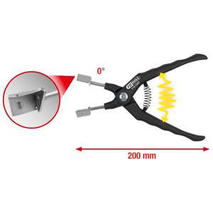 KS TOOLS-115,1307 Alicates de relé-rectos-EAN 4042146591673 VEHÍCULOS PESADOS - Product Image 2
