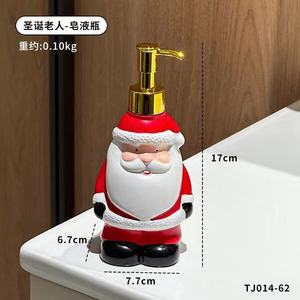 Produit phare, nouveau produit, résine, art déco, écologique, créatif, série <span class=keywords><strong>de</strong></span> Noël, savon pour les mains, gel douche, flacon à presser, ornements - Product Image 5