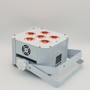 ไฟ LED rgbwa UV แบบไร้สายใช้พลังงานจากแบตเตอรี่6IN1 6X18w สำหรับงานปาร์ตี้งานแต่งงาน - Product Image 5