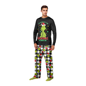 Pijamas de Natal Personalizados para Família, Conjuntos de Poliéster para Homens, Mulheres e Crianças, Roupas de Noite de Natal, Dropshipping POD MOQ 1PC - Product Image 3