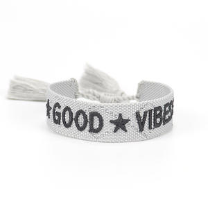 Bracciale ricamato nuovo stile a forma di <span class=keywords><strong>cuore</strong></span> intrecciato a mano semplice ricamo frangia gioiello creativo bracciale - Product Image 5