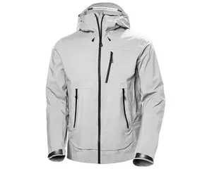 Jaket Ski Gunung untuk Pria, Jaket Windbreaker Antiair Bersirkulasi, Jaket Shell untuk Pria