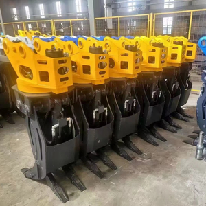 Garra Hidráulica Rotativa para Escavadeira com Certificação CE, Preço de Fábrica OEM, para Rocha, Pedra, Madeira e Toras - Product Image 3