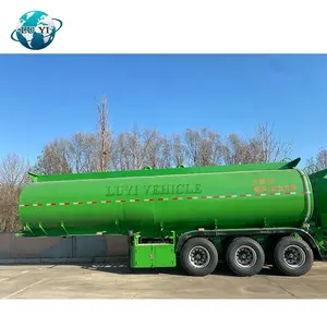 40000Liter 45000 Liter Dieselolie Petroleum 3 Assen Tank Oplegger 3 Compartimenten Brandstoftanker