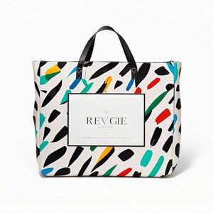 Sac en plastique de shopping avec poignée souple en boucle LDPE/HDPE, impression personnalisée, promotion - Product Image 2