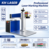 Machine de marquage et de gravure laser à fibre 20/30/50/60/70/100/200W à prix d'usine, refroidissement par air, prise en charge DXF/AI, multifonctionnelle 3D pour métal