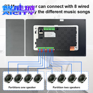 SQ 2026, el Panel <span class=keywords><strong>de</strong></span> Control Inteligente Tuya <span class=keywords><strong>de</strong></span> 7 Pulgadas Más Reciente, Compatible con 8 Altavoces <span class=keywords><strong>de</strong></span> Techo Externos con Cable, Función <span class=keywords><strong>de</strong></span> Reproducción <span class=keywords><strong>de</strong></span> Música en 2 Zonas - Product Image 2