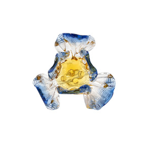 Anillo de Flor de Lúceglasa con Estrella y Luna, Hecho a Mano en Zibo, Regalo para Niña, Adorno de Mariposa, Sensación de Internet de Nicho - Product Image 5