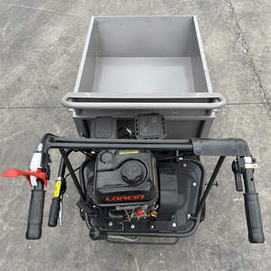 Mini-dumper sur chenilles, outils agricoles, chariot <span class=keywords><strong>à</strong></span> chenilles thermique robuste pour jardin, fabricant - Product Image 3