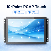 Écran tactile industriel PCAP à cadre ouvert de 10,1 pouces, résolution 1920*1200, haut-parleur intégré, BNC pour VGA
