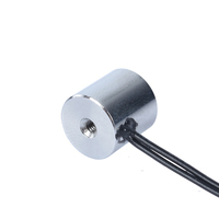 Mini eletroímã solenóide de seguramento, solenóide miniatura 1.5n force dc 3v 6v 1w