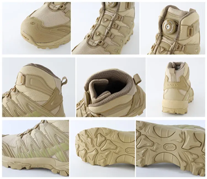 Botas Tácticas Deportivas DFE04 para Hombre, Botas de Senderismo con Cierre - Product Image 2