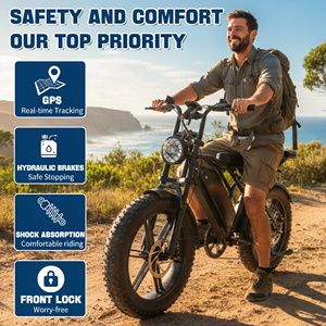 Vélo électrique, vélo de montagne électrique, Cube V8 Fatbike, vélo Super 73, vélo électrique à pneus larges pour adultes, usine de vélos électriques - Product Image 3