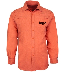 Customized Professional Fishing Wear Men's Long Sleeve Sun Protection <b>Shirt</b> UPF 50+ UV Quick Dry Fishing <b>Shirts</b> for Men <b>Hiking</b> - Product Image 3