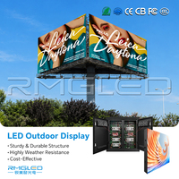 Écran LED P10 avec cadre en aluminium, écran LED P5 extérieur IP65, écran P8 pour le sport en extérieur, panneau LED extérieur P3