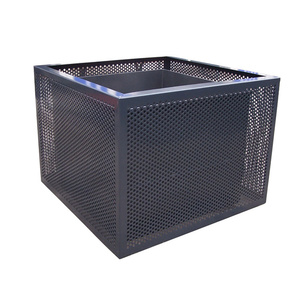 Meubles <span class=keywords><strong>de</strong></span> <span class=keywords><strong>jardin</strong></span> d'extérieur maille d'acier déployé grand pot <span class=keywords><strong>de</strong></span> fleurs parc public pots <span class=keywords><strong>de</strong></span> <span class=keywords><strong>plantes</strong></span> en métal à l'extérieur <span class=keywords><strong>de</strong></span> la rue urbaine - Product Image 3